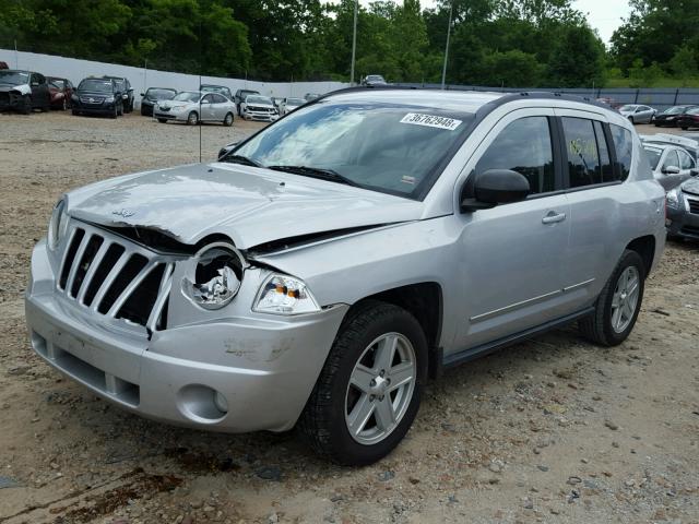 1J4NT4FB1AD553788 - 2010 JEEP COMPASS SP SILVER photo 2