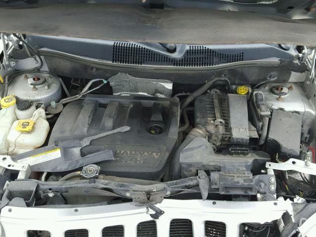 1J4NT4FB1AD553788 - 2010 JEEP COMPASS SP SILVER photo 7