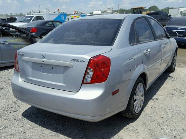 KL5JD56Z77K492011 - 2007 SUZUKI FORENZA BA SILVER photo 4