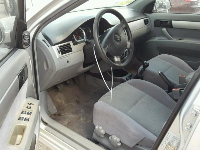 KL5JD56Z77K492011 - 2007 SUZUKI FORENZA BA SILVER photo 9