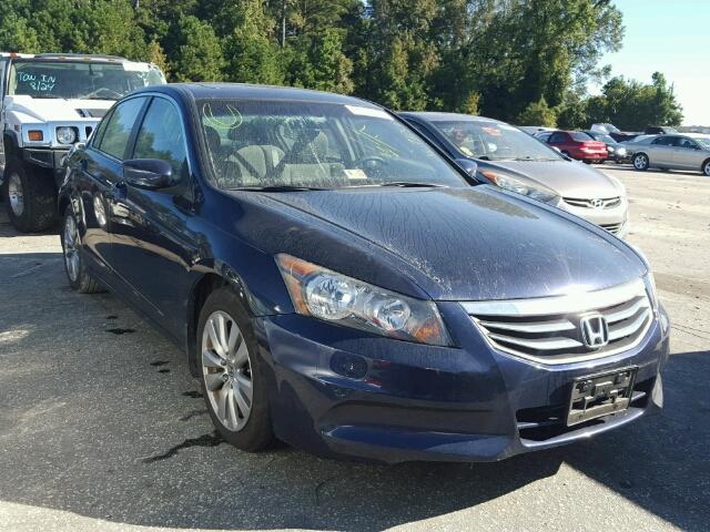 1HGCP2F79BA115204 - 2011 HONDA ACCORD EX BLUE photo 1