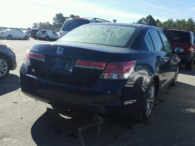 1HGCP2F79BA115204 - 2011 HONDA ACCORD EX BLUE photo 4