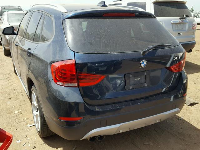 WBAVL1C52EVY19531 - 2014 BMW X1 XDRIVE2 BLUE photo 3