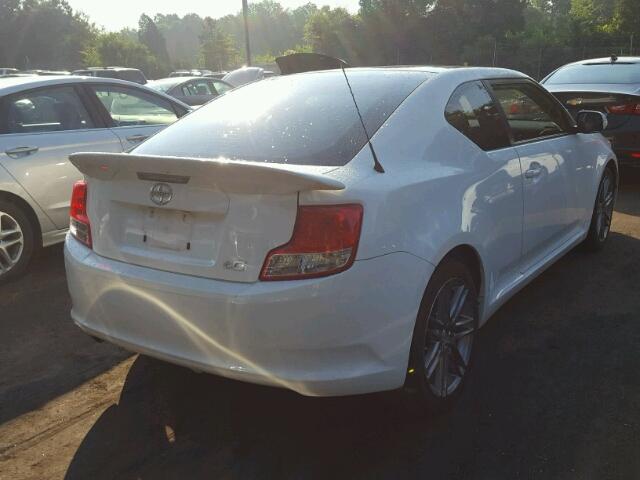 JTKJF5C73D3062742 - 2013 TOYOTA SCION TC 白色 照片 4
