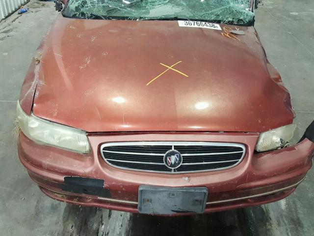 2G4WB52K6X1593003 - 1999 BUICK REGAL LS BURGUNDY photo 7