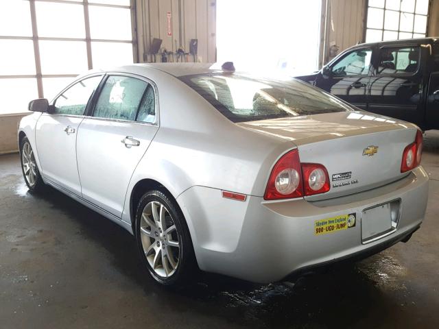 1G1ZG5E79CF107757 - 2012 CHEVROLET MALIBU LTZ 银色 照片 3
