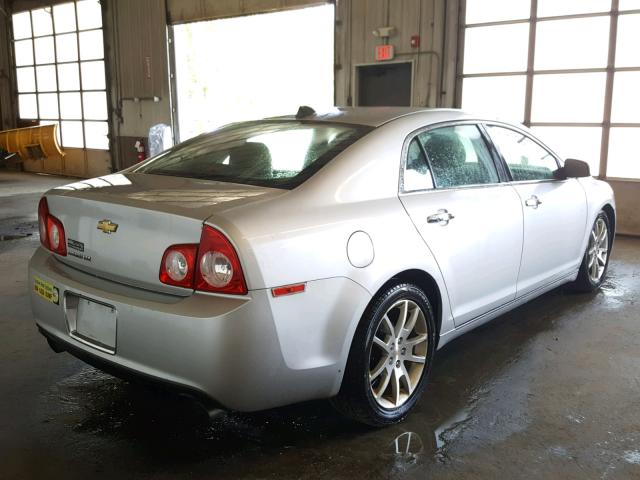 1G1ZG5E79CF107757 - 2012 CHEVROLET MALIBU LTZ 银色 照片 4