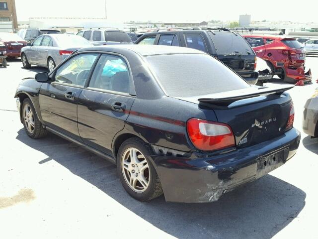 JF1GD67593H500287 - 2003 SUBARU IMPREZA RS BLACK photo 3