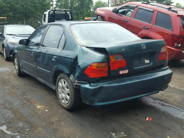 2HGEJ661XXH514032 - 1999 HONDA CIVIC BASE GREEN photo 3