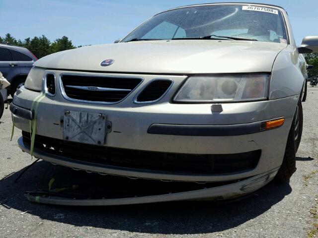 YS3FD79Y976103658 - 2007 SAAB 9-3 2.0T SILVER photo 9