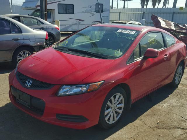2HGFG3B06CH526283 - 2012 HONDA CIVIC EXL RED photo 2