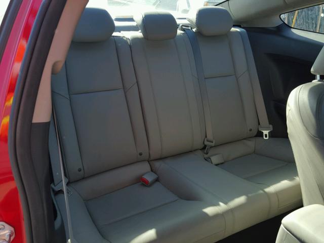 2HGFG3B06CH526283 - 2012 HONDA CIVIC EXL RED photo 6