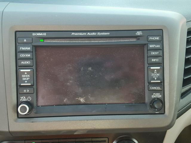 2HGFG3B06CH526283 - 2012 HONDA CIVIC EXL RED photo 9