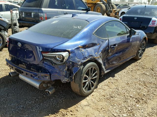 JF1ZNAA1XH9704063 - 2017 TOYOTA 86 BASE BLUE photo 4