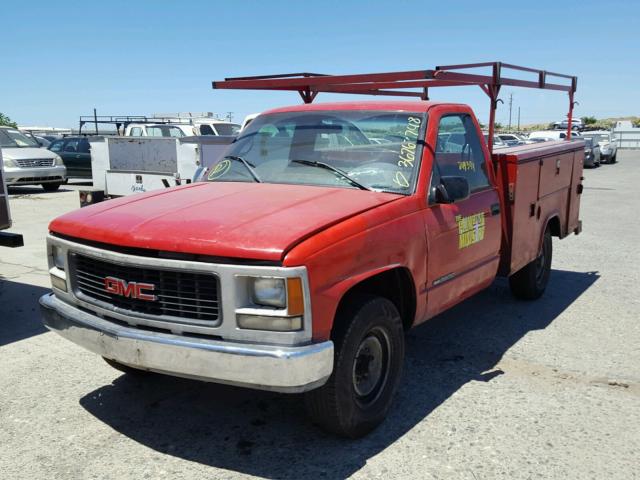 1GDGC34R7WF030825 - 1998 GMC SIERRA C35 RED photo 2