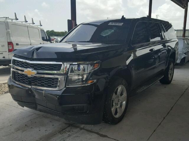 1GNSCHKC5GR160412 - 2016 CHEVROLET SUBURBAN C BLACK photo 2