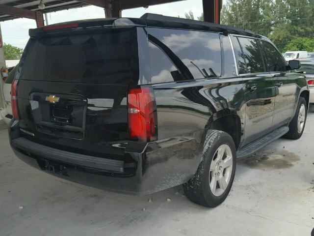 1GNSCHKC5GR160412 - 2016 CHEVROLET SUBURBAN C BLACK photo 4