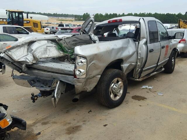 3D7KR28C07G745691 - 2007 DODGE RAM 2500 S GRAY photo 4