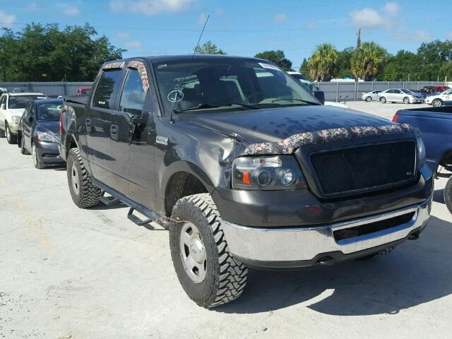 1FTPW14576KB23462 - 2006 FORD F150 SUPER GRAY photo 1