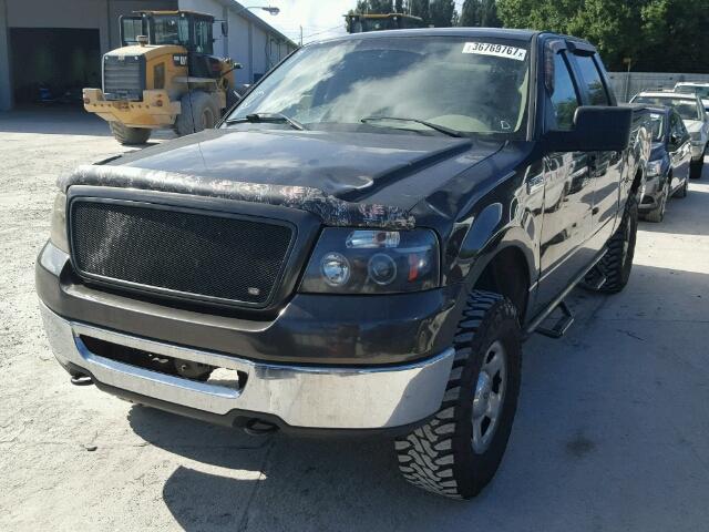 1FTPW14576KB23462 - 2006 FORD F150 SUPER GRAY photo 2