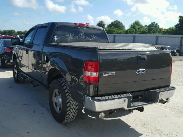 1FTPW14576KB23462 - 2006 FORD F150 SUPER GRAY photo 3