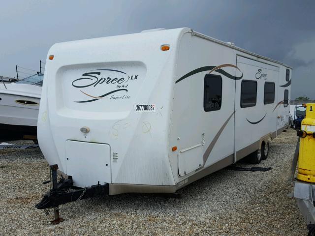 4EZTP322598093555 - 2009 SPRE CAMPER WHITE photo 2