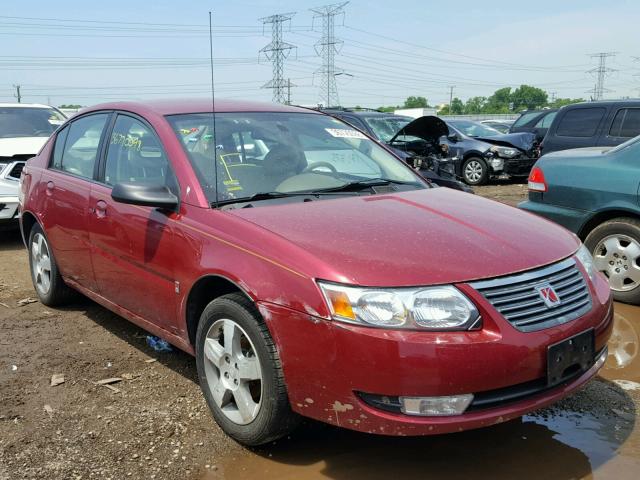 1G8AL58F07Z181070 - 2007 SATURN ION LEVEL RED photo 1