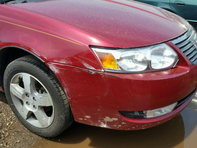 1G8AL58F07Z181070 - 2007 SATURN ION LEVEL RED photo 10