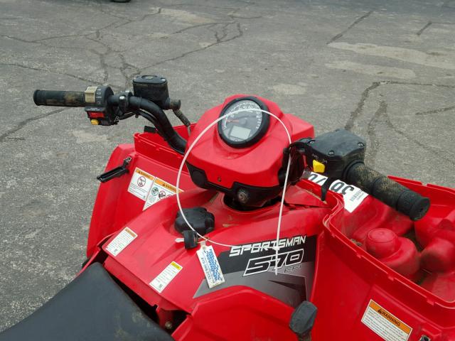 4XASEE570HA644155 - 2017 POLARIS SPORTSMAN 红色 照片 5