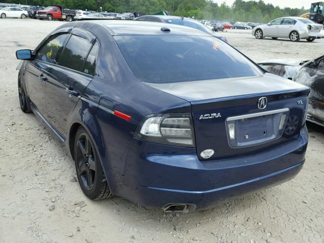 19UUA66235A028940 - 2005 ACURA TL BLUE photo 3