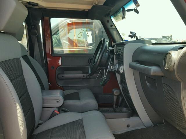 1J4AA2D10AL103493 - 2010 JEEP WRANGLER S BURGUNDY photo 5