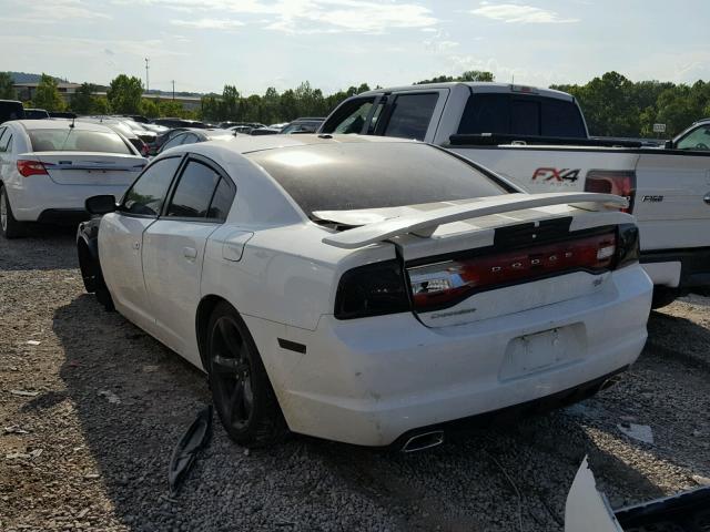 2C3CDXCT2EH143734 - 2014 DODGE CHARGER R/ WHITE photo 3
