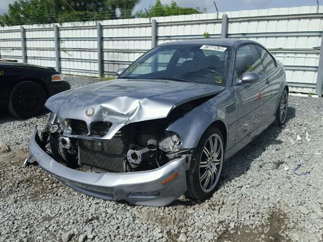 WBSBL93495PN62487 - 2005 BMW M3 GRAY photo 2