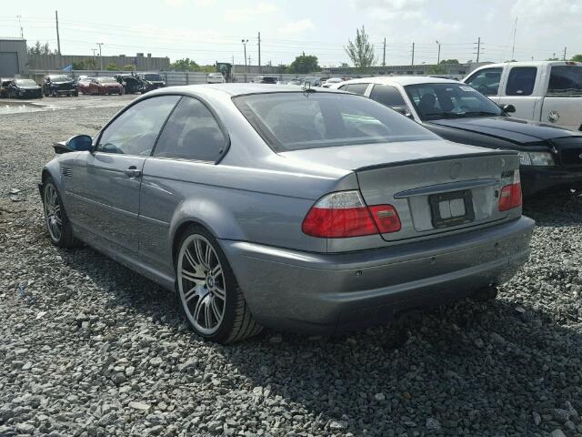 WBSBL93495PN62487 - 2005 BMW M3 GRAY photo 3