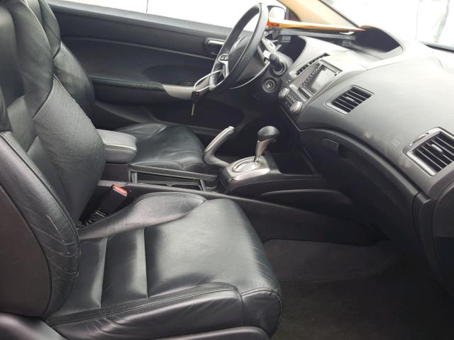 2HGFG12918H546693 - 2008 HONDA CIVIC EXL 黑色 照片 5