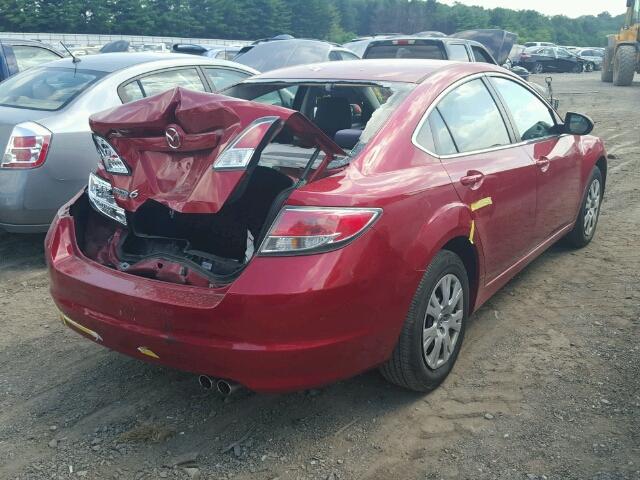 1YVHZ8BH6C5M28120 - 2012 MAZDA 6 I RED photo 4