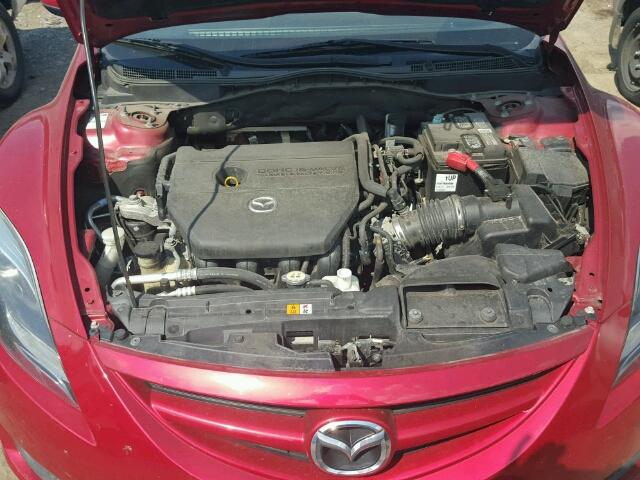 1YVHZ8BH6C5M28120 - 2012 MAZDA 6 I RED photo 7