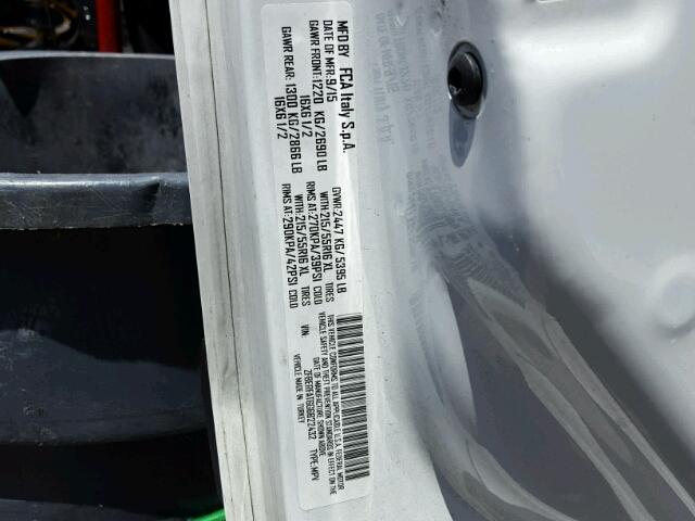 ZFBERFAT6G6B22432 - 2016 RAM PROMASTER 白色 照片 10