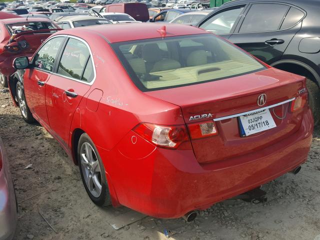 JH4CU2F66DC008387 - 2013 ACURA TSX TECH RED photo 3