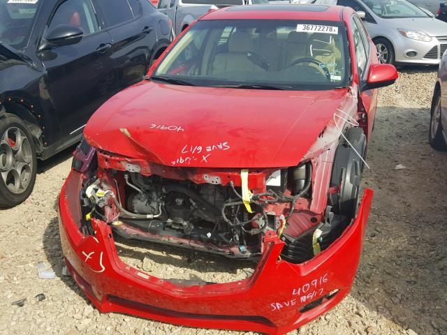 JH4CU2F66DC008387 - 2013 ACURA TSX TECH RED photo 9