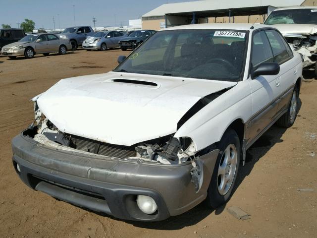 4S3BD6858X7261247 - 1999 SUBARU LEGACY 30T WHITE photo 2