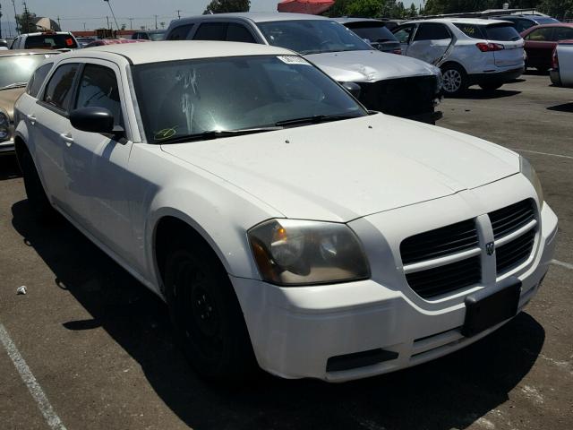 2D4FV47T87H780311 - 2007 DODGE MAGNUM SE WHITE photo 1