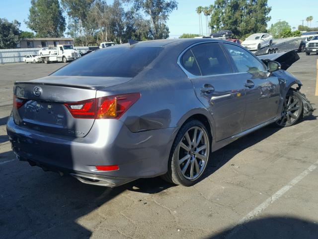 JTHBE1BL3FA014614 - 2015 LEXUS GS 350 GRAY photo 4