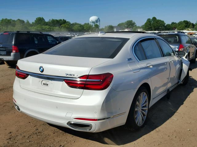 WBA7J2C50JB246239 - 2018 BMW 740 XE WHITE photo 4