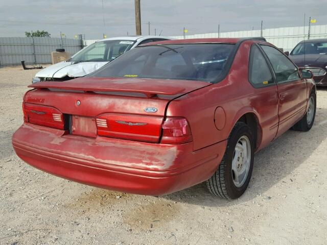 1FALP62WXVH131643 - 1997 FORD THUNDERBIR RED photo 4