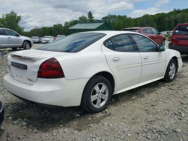 2G2WP552271111391 - 2007 PONTIAC GRAND PRIX WHITE photo 4