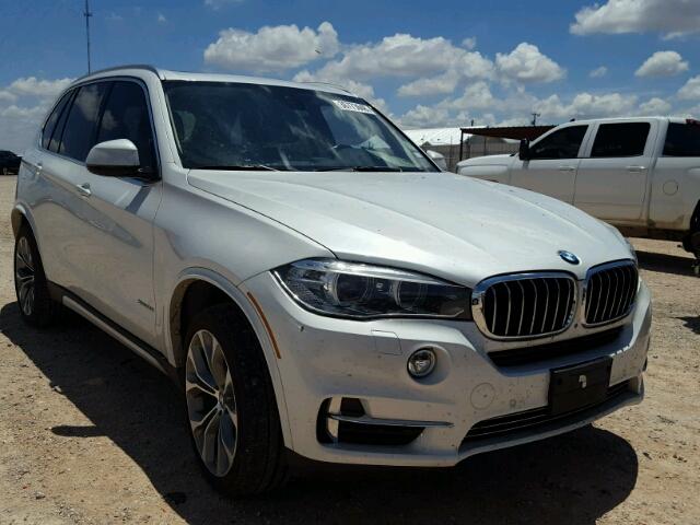 5UXKR0C53F0K66951 - 2015 BMW X5 XDRIVE3 WHITE photo 1