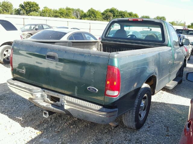 1FTZF1721XKA53954 - 1999 FORD F150 GREEN photo 4