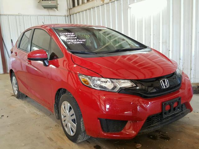 3HGGK5H52HM708735 - 2017 HONDA FIT LX RED photo 1