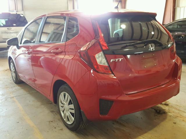 3HGGK5H52HM708735 - 2017 HONDA FIT LX RED photo 3